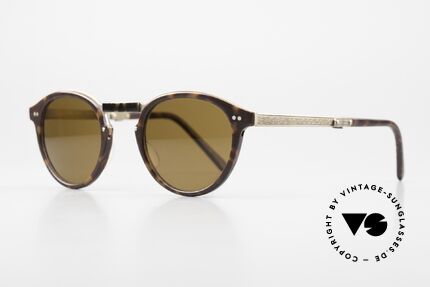 Matsuda 2811 Folding Panto Sunglasses, outstanding craftsmanship by the Japanese manufactory, Made for Men and Women