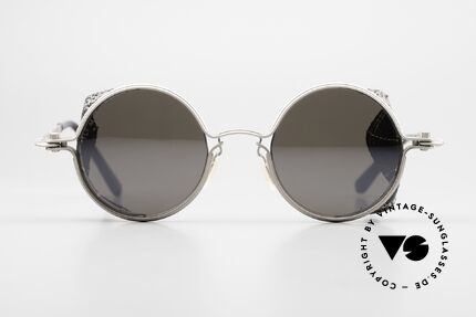 Tavat Glacier Steampunk Insides Shades, SOUPCAN Collection with Leather Side Shields, Made for Men and Women