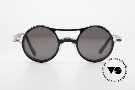 Tavat Round Mask Family Owned Eyewear, SOUPCAN Collection in Palladium Sparkle Stripe, Made for Men and Women