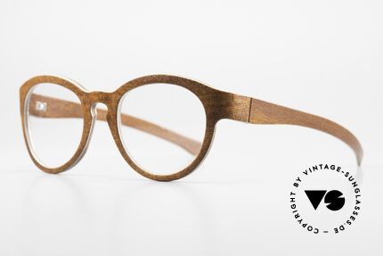 W-Eye Dianthus Natural Eyewear Unisex, combined with aluminum foil; see www.w-eye.it, Made for Men and Women