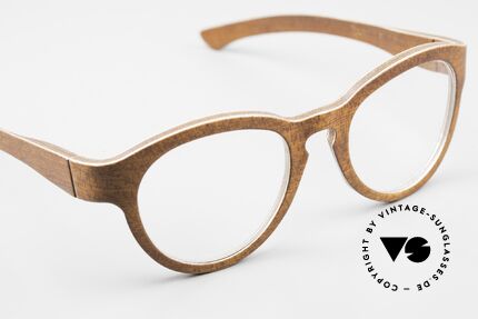 W-Eye Dianthus Natural Eyewear Unisex, classic round shape = for men and women alike, Made for Men and Women
