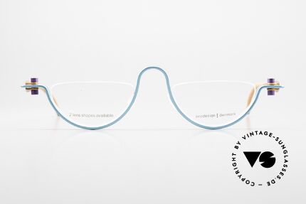ProDesign 9904 Iconic Reading Eyeglasses, true vintage aluminium frame - Gail Spence Design, Made for Men and Women