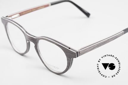Gold & Wood Sirius 01 Luxury Frame Panto Design, a classic unisex model with flexible spring hinges, Made for Men and Women