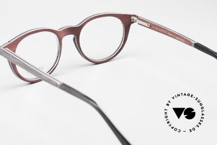 Gold & Wood Sirius 01 Luxury Frame Panto Design, frame can be glazed as desired (progressive vision), Made for Men and Women