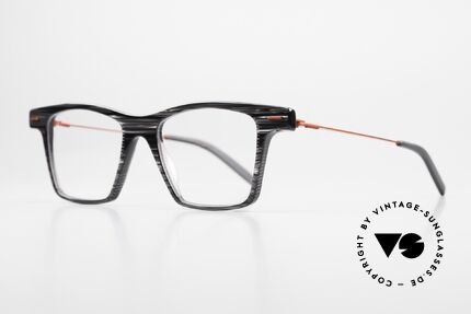 Theo Belgium Peruna Crazy Specs Square Style, acetate front with flexible stainless steel temples, Made for Men and Women