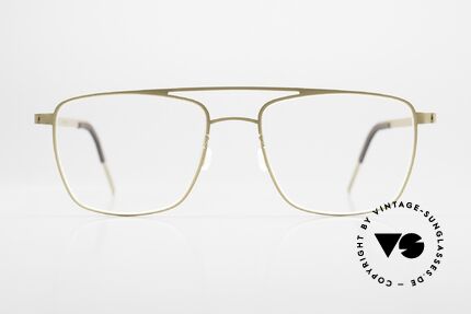 Lindberg 9595 Strip Titanium Vintage Designer Eyewear, model 9595, T415, size 52-18, 145 temple & color GT, Made for Men