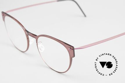 Lindberg 6559 NOW Vintage Designer Eyewear, wafer-thin semi-transparent front = pure lightness!, Made for Women