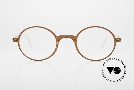 Lindberg 6508 NOW Designer Eyewear Vintage, model 6508, size 44mm, auburn; for ladies & gents, Made for Men and Women