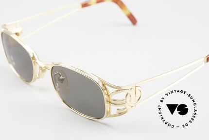 Jean Paul Gaultier 58-5101 Gold-Plated Made In Japan, unworn (like all our old 1990's designer sunglasses), Made for Men and Women