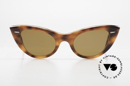 Ray Ban Lisbon B&L USA Cateye Sunglasses, famous "cat eye" design (Marilyn Monroe Look), Made for Women