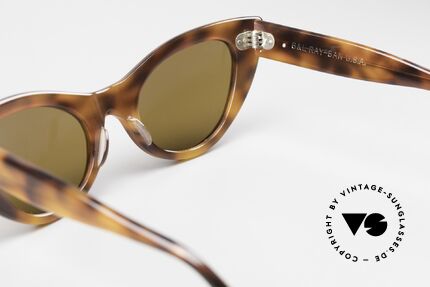 Ray Ban Lisbon B&L USA Cateye Sunglasses, the brown mineral lenses have NO B&L engraving, Made for Women