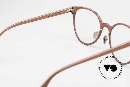Lucas de Stael Minotaure Thin 05 Frame With Leather Cover, the frame can be glazed as desired (progressive vision), Made for Women
