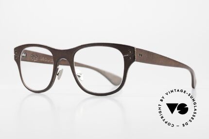 Lucas de Stael Minotaure SM 02 Frame With Leather Cover, luxury model with leather cover (connoisseur glasses), Made for Men