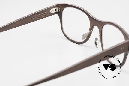 Lucas de Stael Minotaure SM 02 Frame With Leather Cover, the frame can be glazed as desired (progressive vision), Made for Men