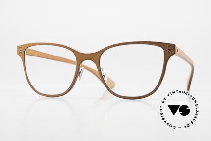 Lucas de Stael Minotaure Thin 04 Ladies Frame With Leather Details