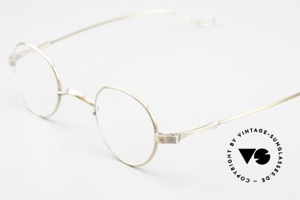 Lunor II 15 Panto Frame Antique Gold, traditional German brand; quality handmade in Germany, Made for Men and Women