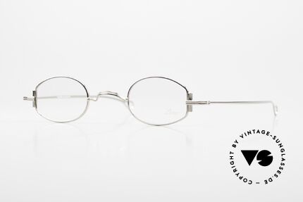 Lunor X 03 PP Platinum Plated Frame, minimalist Lunor eyeglass-frame of the Lunor "X"-Series, Made for Men and Women