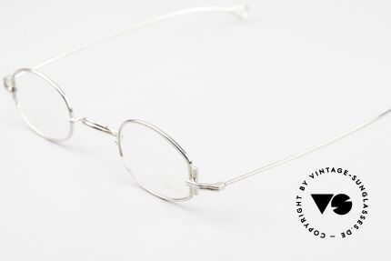 Lunor X 03 PP Platinum Plated Frame, this model "X 03" with anatomic bridge is platinum-plated, Made for Men and Women