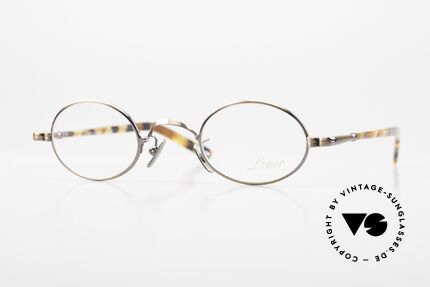 Lunor VA 101 Small Oval Vintage Eyewear, old, small oval Lunor eyeglass-frame, made in Germany, Made for Men and Women