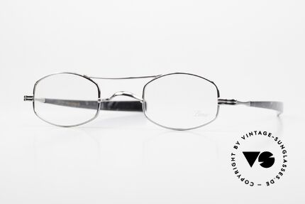 Lunor II A 16 Platinum-Plated 90s Frame, platinum-plated eyeglass-frame of the Lunor "II"-Series, Made for Men and Women