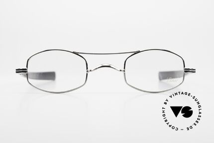 Lunor II A 16 Platinum-Plated 90s Frame, LIMITED EDITION with double bridge & acetate temples, Made for Men and Women