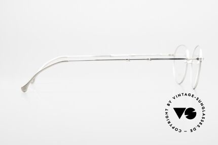 Lunor XX 405 Telescopic Platinum Satined Frame, Size: small, Made for Men and Women