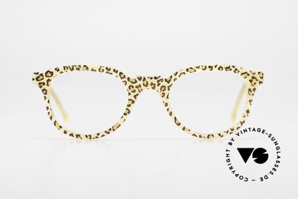 Lesca Pantos 2 Leopard Pattern Frame, a classic timeless design with leopard pattern, Made for Women