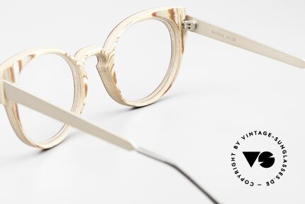 Nina Mur Liliana Wooden Glasses From Madrid, Size: medium, Made for Women