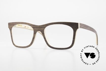 Nina Mur Marcelino Natural Eyewear For Men, Nina Mûr Eyewear wooden glasses from Madrid, Spain, Made for Men