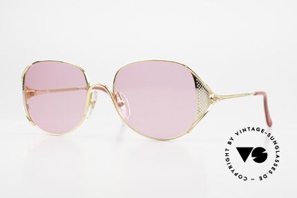 Christian Dior 2362 Ladies 80's Pink Glasses Details