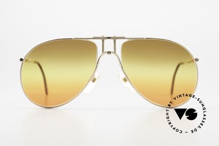 Aigner EA3 80's Vintage Triple Gradient, size 61-18, color 35 (gold plated and titanium gray), Made for Men