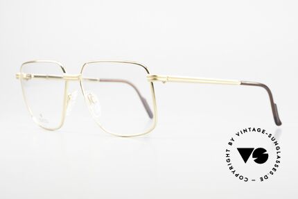 Gucci 1216 80's Luxury Designer Frame, gold-plated frame with spring hinges, size 58/14, Made for Men