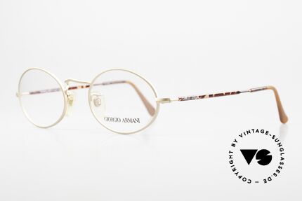 Giorgio Armani 116 90's Designer Eyeglasses, matt gold / tortoise finish, in medium size 50-21, Made for Men and Women