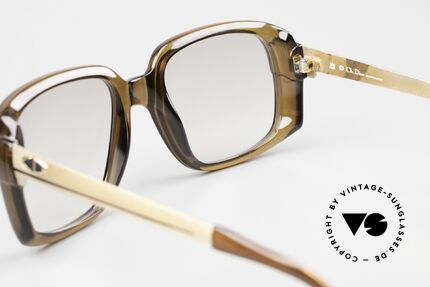 Christian Dior 2102 Gentlemen's Glasses 70's, light brown tinted sun lenses (also wearable at night), Made for Men