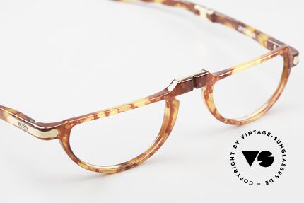 BOSS 5103 90's Folding Reading Specs, NO RETRO; an old original with interesting coloring, Made for Men and Women