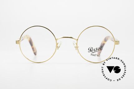 Persol Jabez Round 90's Vintage Frame, perfect fit & comfort due to flexible temples, Made for Men and Women