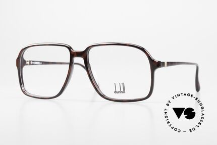 Dunhill 6110 Large Optyl Eyeglasses 80s, striking designer glasses by Alfred Dunhill from 1989, Made for Men