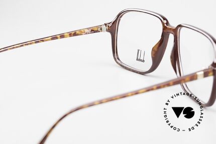 Dunhill 6110 Large Eyeglasses Optyl 80s, NO RETRO, but a 35 years old original, L size 57-14, Made for Men