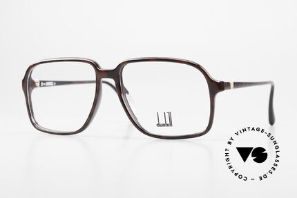 Dunhill 6110 Medium Size Optyl Frame, striking designer glasses by Alfred Dunhill from 1989, Made for Men