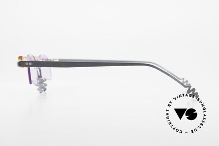 Theo Belgium Tita I 5 Fancy 90's Eyeglasses Titan, an old, unworn THEO original and NO RETRO EYEWEAR, Made for Men and Women
