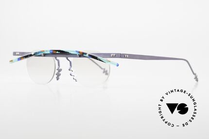 Theo Belgium Tita II G2 Crazy Vintage Eyeglasses, made for the avant-garde, individualists; trend-setters, Made for Men and Women