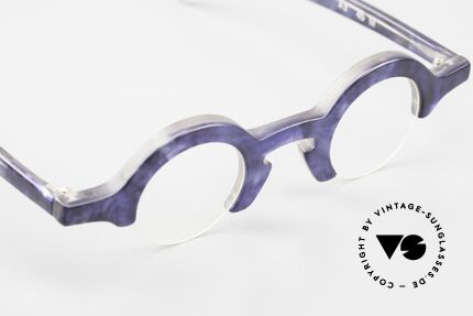Proksch's A2 90's Eyewear Semi Rimless, NO present retro design; a 30 years old original!, Made for Men and Women