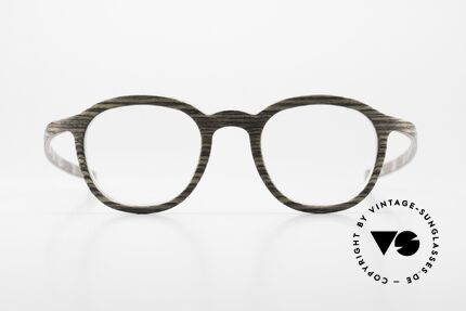 W-Eye 603 Natural Eyewear From 2015, actually made from 0.5 mm thick wooden sheets, Made for Men and Women