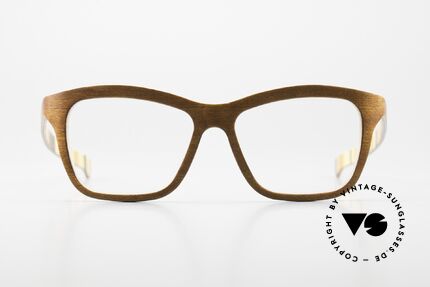 W-Eye 404 Unisex Wooden Eyeglasses, actually made from 0.5 mm thick wooden sheets, Made for Men and Women