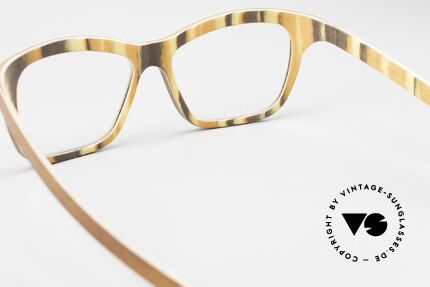 W-Eye 404 Unisex Wooden Eyeglasses, Size: large, Made for Men and Women