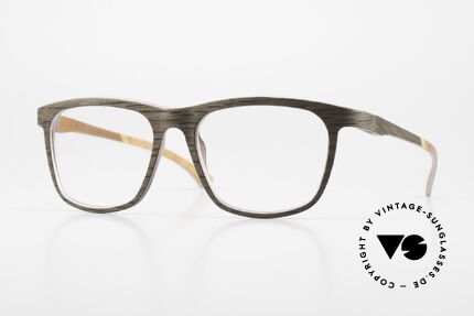 W-Eye Alpha15 Men's Wooden Eyeglasses Details