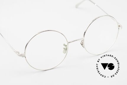 Gernot Lindner GL-304 Round 925 Silver Glasses, round design of the GL 300 series; unisex eyeglasses, Made for Men and Women