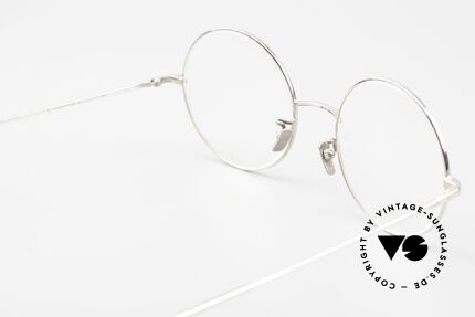 Gernot Lindner GL-304 Round 925 Silver Glasses, unworn from the 2019 collection, made in Germany, Made for Men and Women