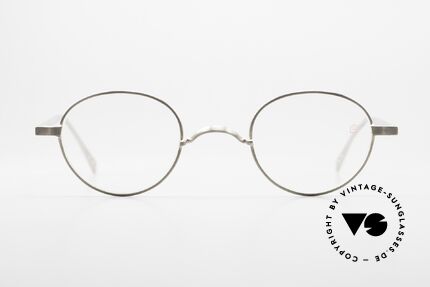 Gernot Lindner GL-I31 Timeless 925 Silver Frame, the former Lunor founder now creates silver glasses, Made for Men and Women