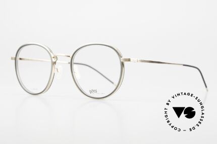 Götti Deek Panto Titanium Glasses, tangible top quality; timeless in color and shape, Made for Men and Women